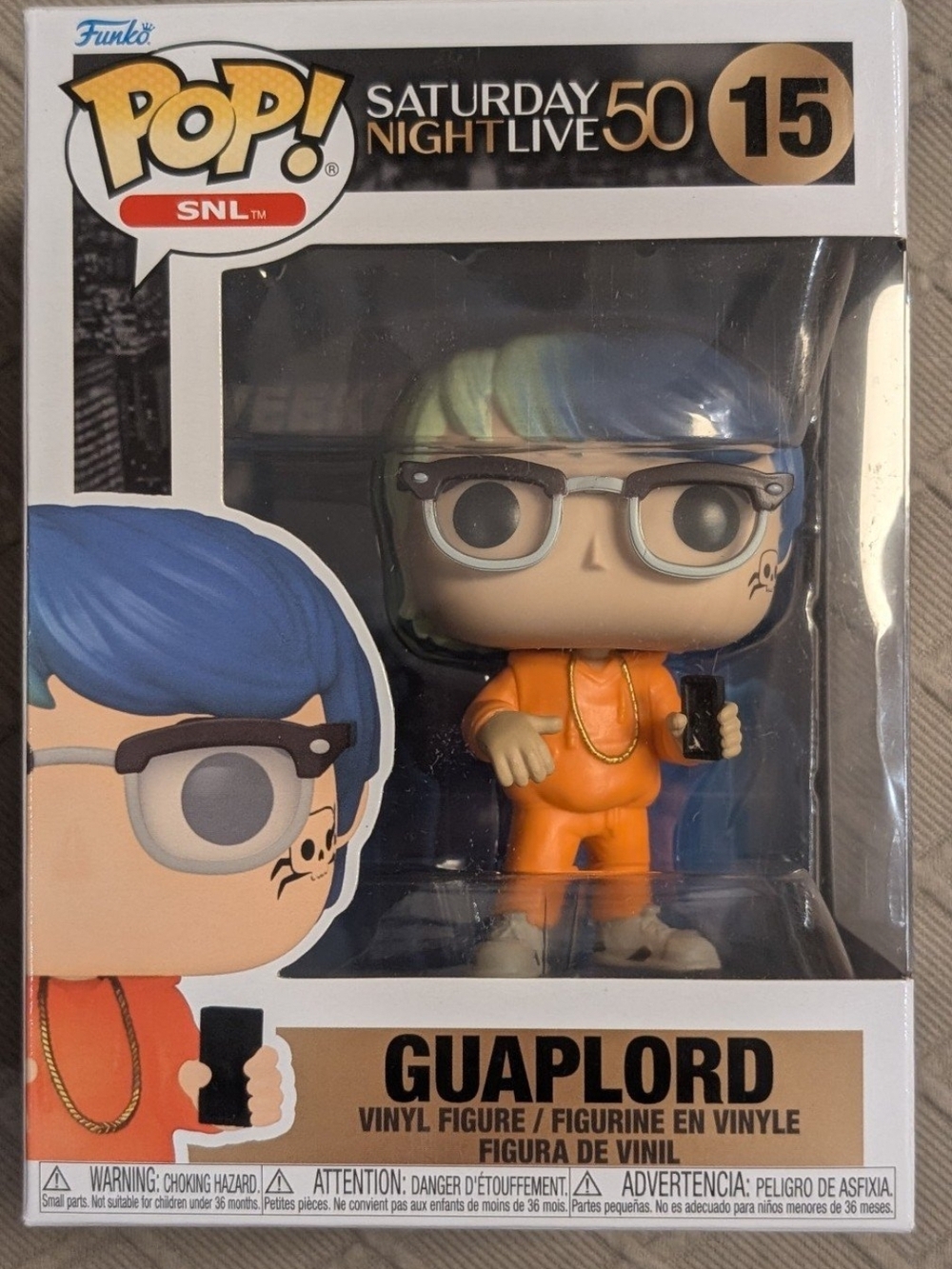 Funko Pop! Guaplord Vinyl Figure - Orange Outfit, Blue Hair
